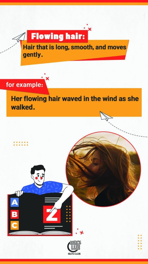 Flowing hair